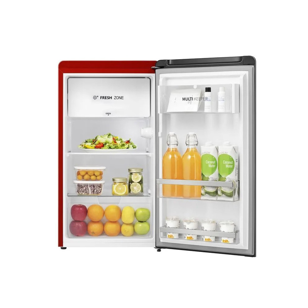 MINIBAR RI-120 CURVED ROJO