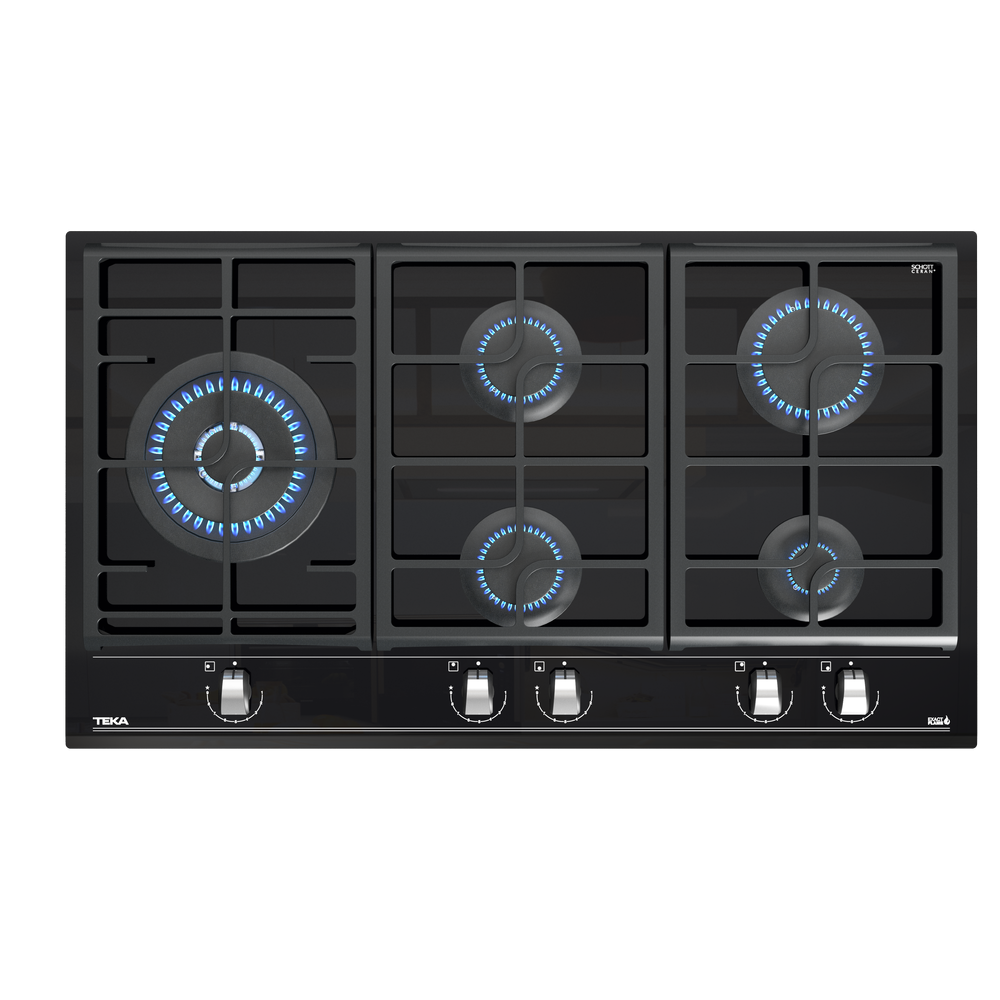 GZC 95320 XBB ENCIMERA VITRO A GAS 90CM 5 QUEMADORES TEKA