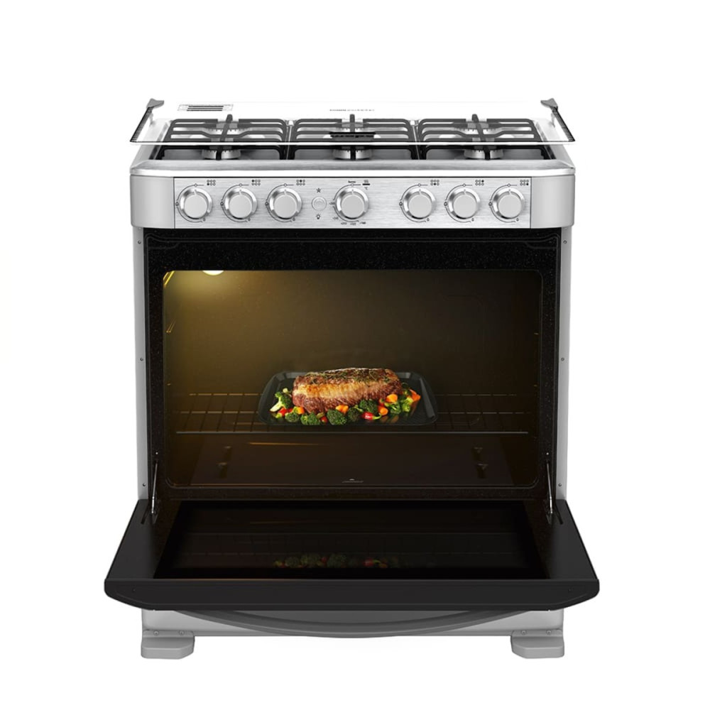 Cocina de Piso a Gas 76 cm Grafito Mabe - EM7610SG0