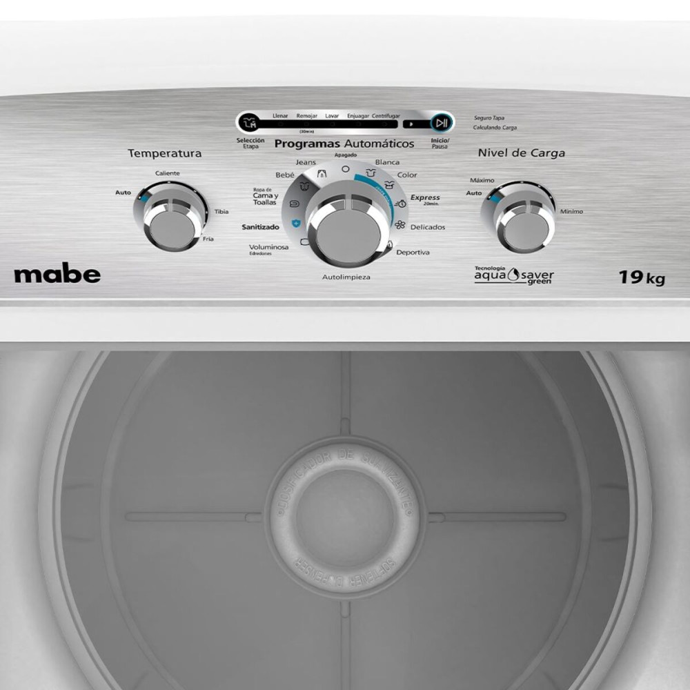 Lavadora Automática 17 Kg Blanca Mabe - LMA77113CBAB0
