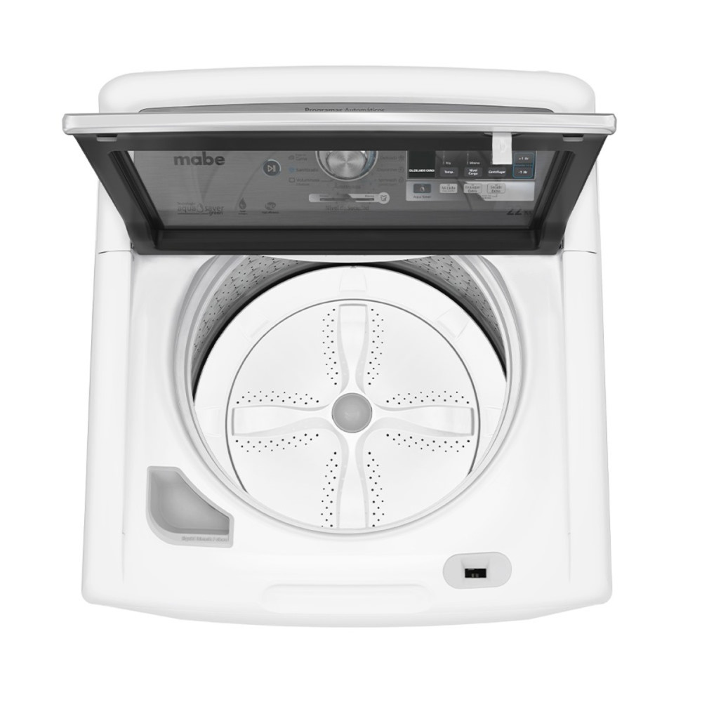 Lavadora Automática Aqua Saver Green High Efficiency 22 kg Blanca con Sanitizado Mabe - LMH72201WBAB1