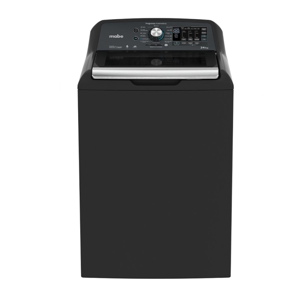 Lavadora Automática Aqua Saver Green High Efficiency 24 kg Diamond Gray con Sanitizado Mabe - LMH74201WDAB1