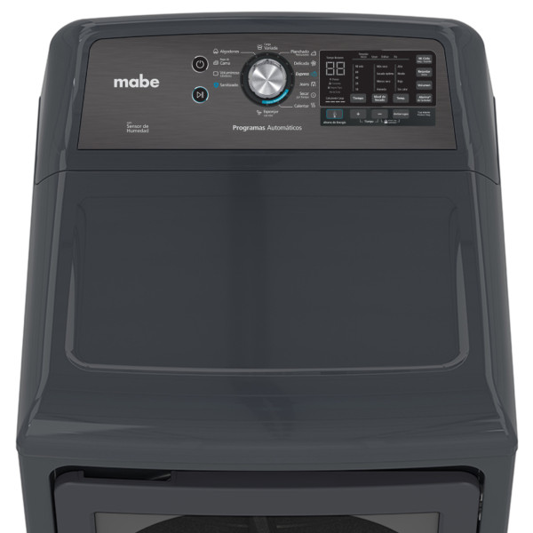 Secadora Eléctrica 220 V 7.4 cu. ft. Diamond Gray con Sanitizado Mabe - SME17R8MSDBP0