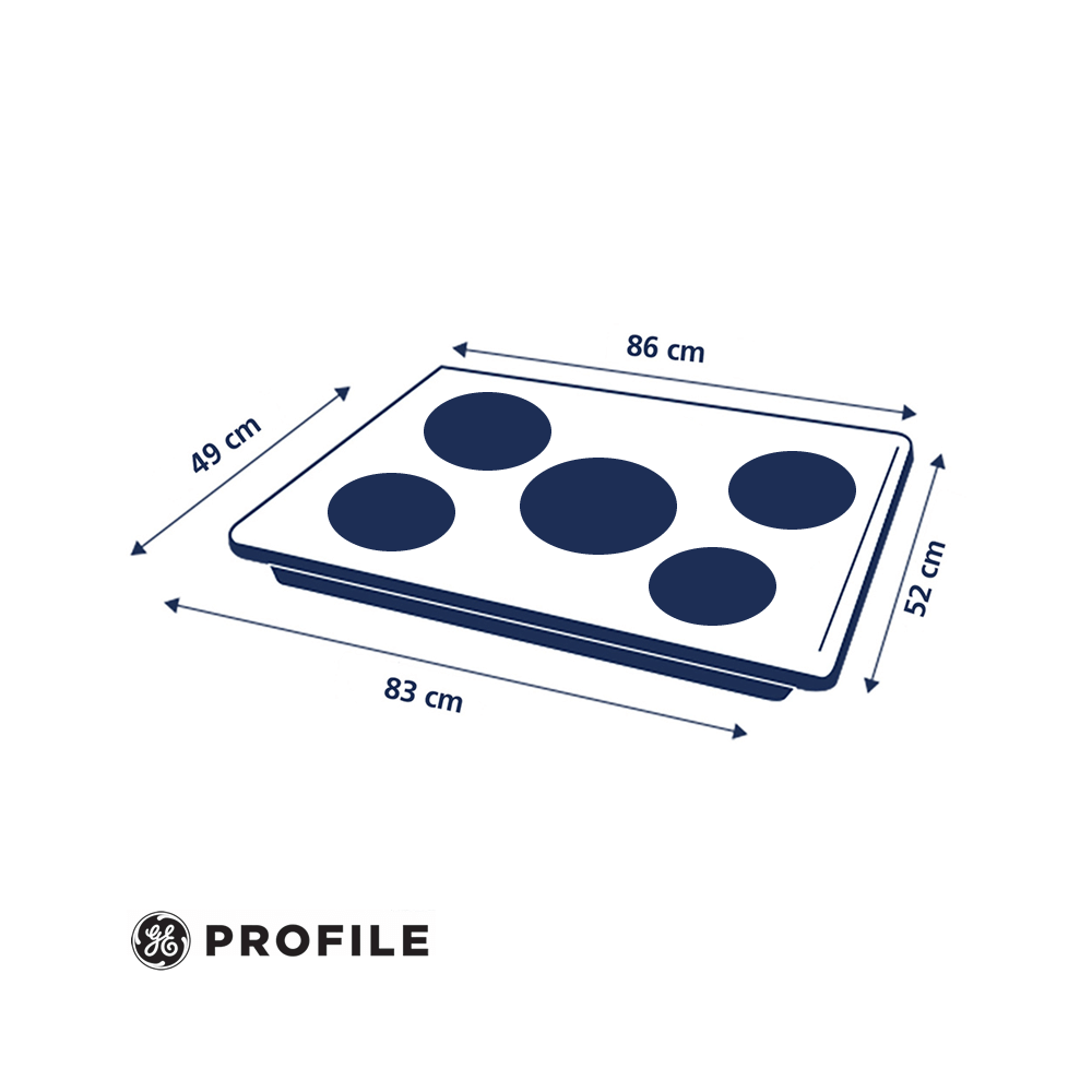 Encimera de inducción 5 quemadores PGP95IV0 Encimera de inducción 5 quemadores PGP95IV0