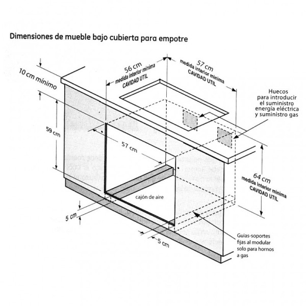 HG6045EYAI2 - Horno elec 220V GE