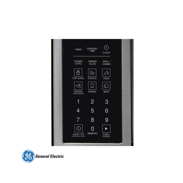 Microondas Empotrable General Electric Grill de 31 Litros – 60 cm PEB110SFSS