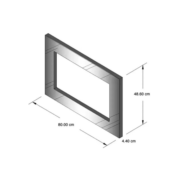 Marco Empotre de Microondas General Electric JX160 P8746 | 80 cm Color Silver