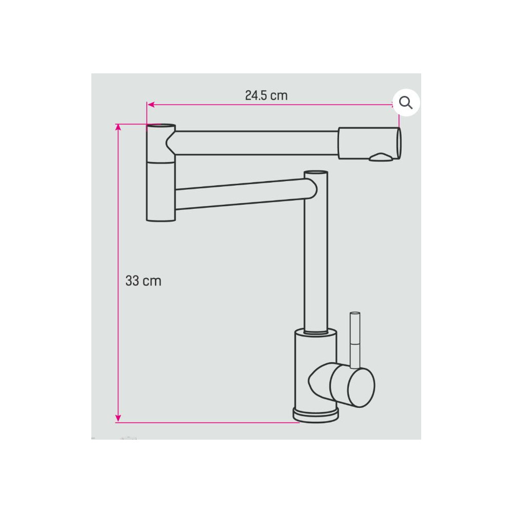 Monomando de cocina M Black / Silver / Gold