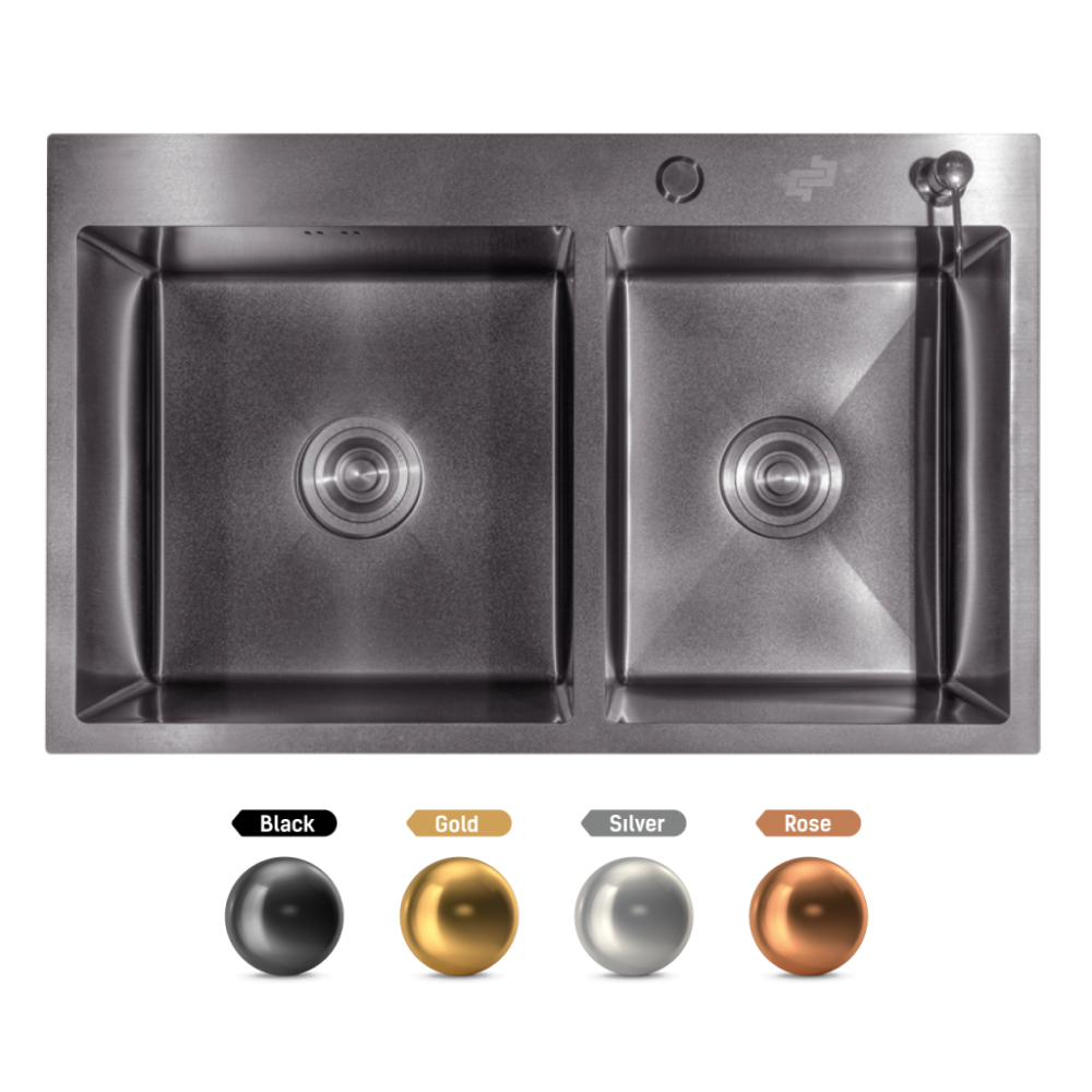 Fregadero Luxury Premium N Black / Silver / Gold / Rose + Accesorios (gratis)