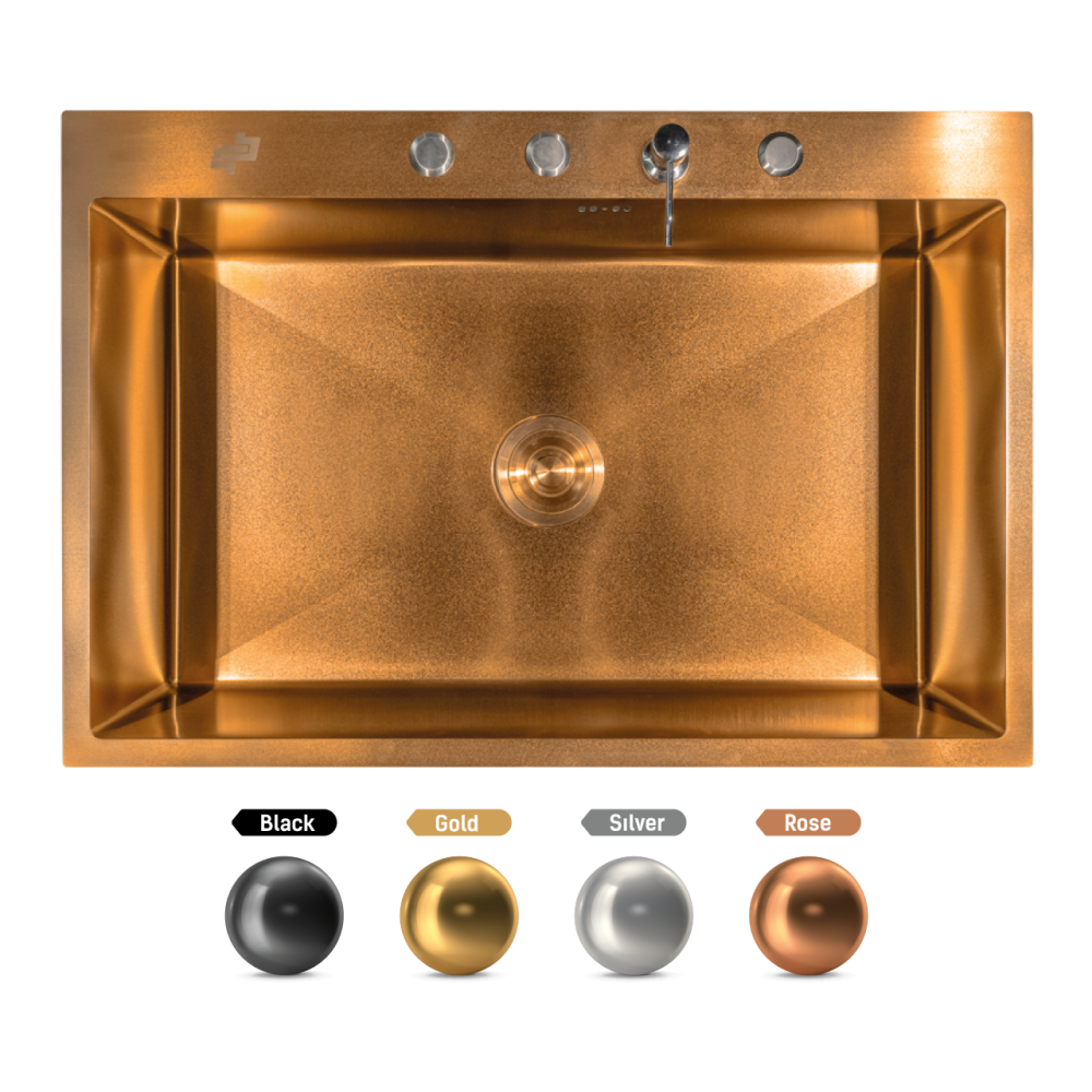 Fregadero Luxury Premium D Black / Silver / Gold / Rose + Accesorios (gratis)