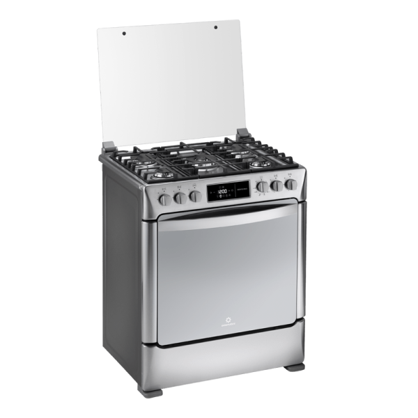 COCINA A GAS MONTECARLO ZAFIRO 5 QUEMADORES 30" CROMA