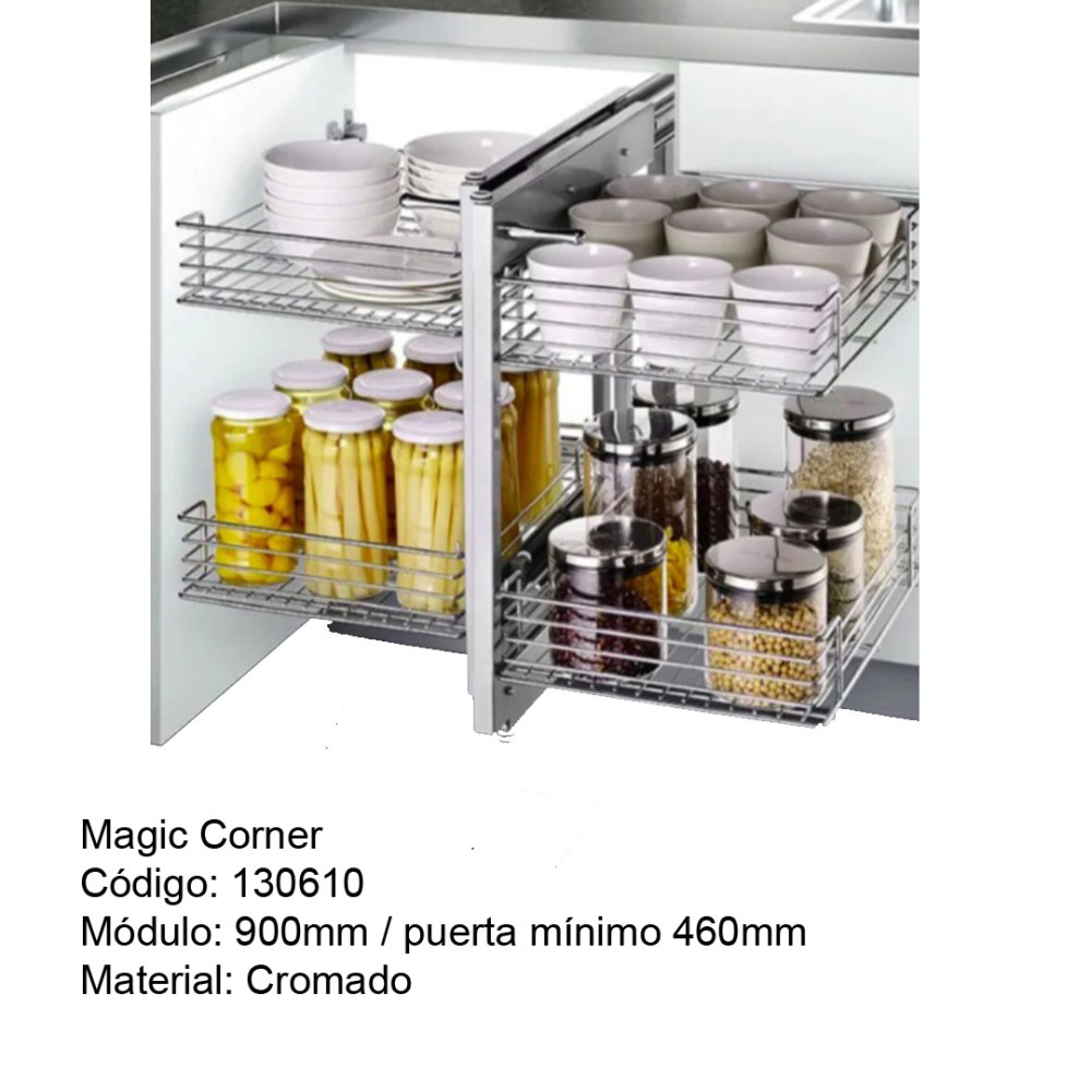 ORGANIZADOR ESQUINERO TR-90C FULL EXTEN. MAGIC CORNER
