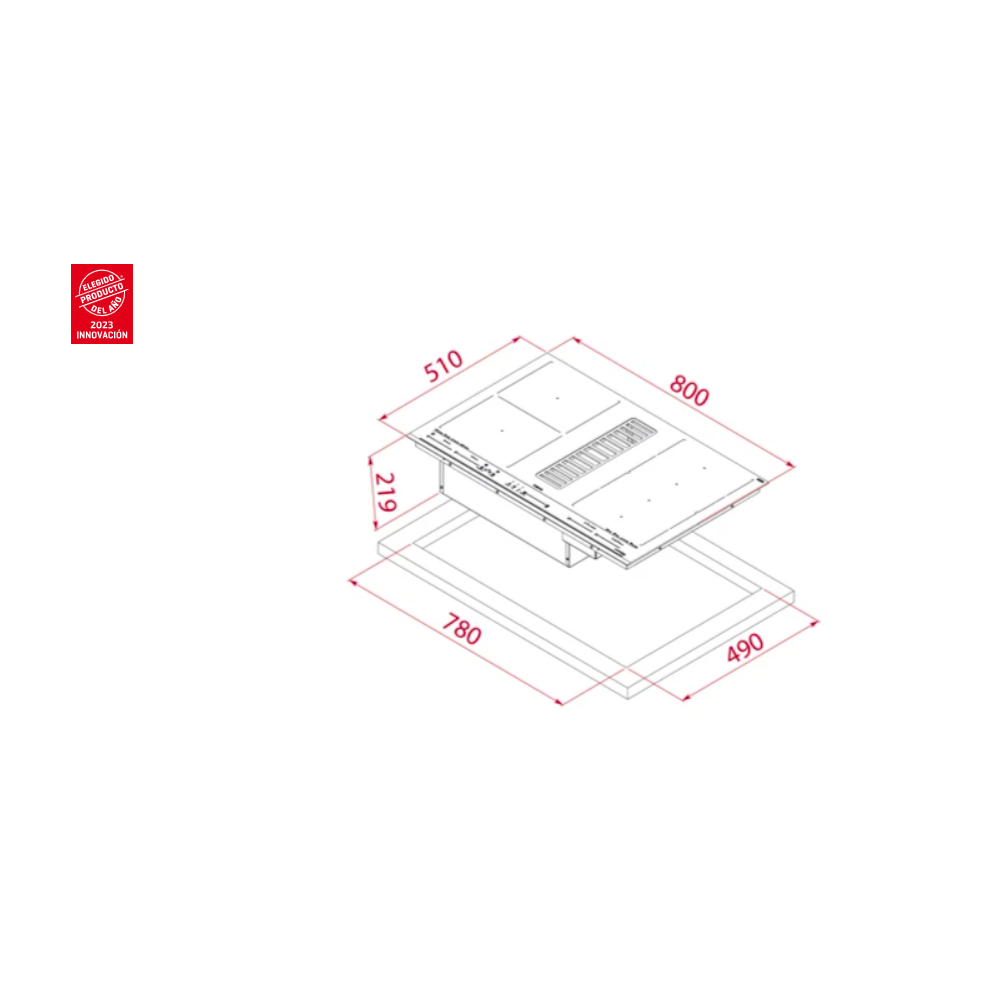 AFF 87601 HOOD IN HOB + Set de Ollas Teka (Gratis)