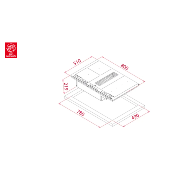 AFF 87601 HOOD IN HOB + Set de Ollas Teka (Gratis)