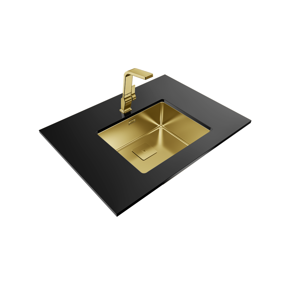 FREGADERO-METALLIC EDITION FLEXLINEA RS15 50.40+ICC 915 BRASS