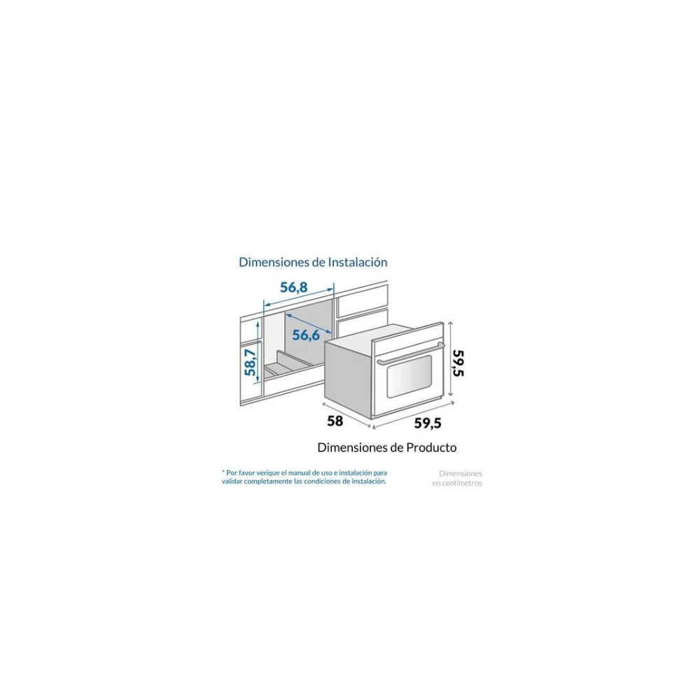 HORNO COMP. ELEC. 120V ESTAT INOX. 220V NEGRO HORNO COMP. ELEC. 120V ESTAT INOX. 220V NEGRO