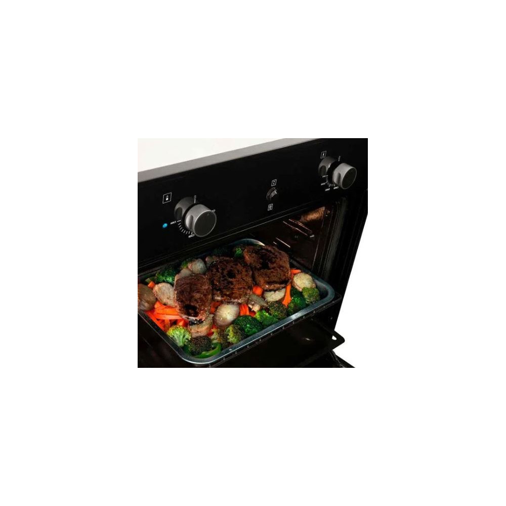HORNO GAS/DOR.120V/E.E/NEGR/SQ