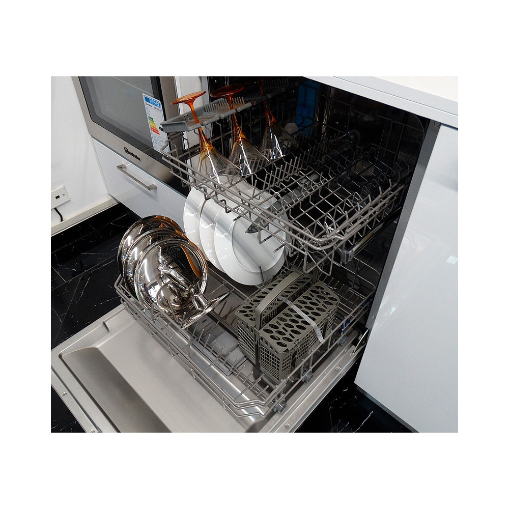 LAVAVAJILLAS MIDEA 12/14CUB. 8 FUNC. C/FRENTE INOX.